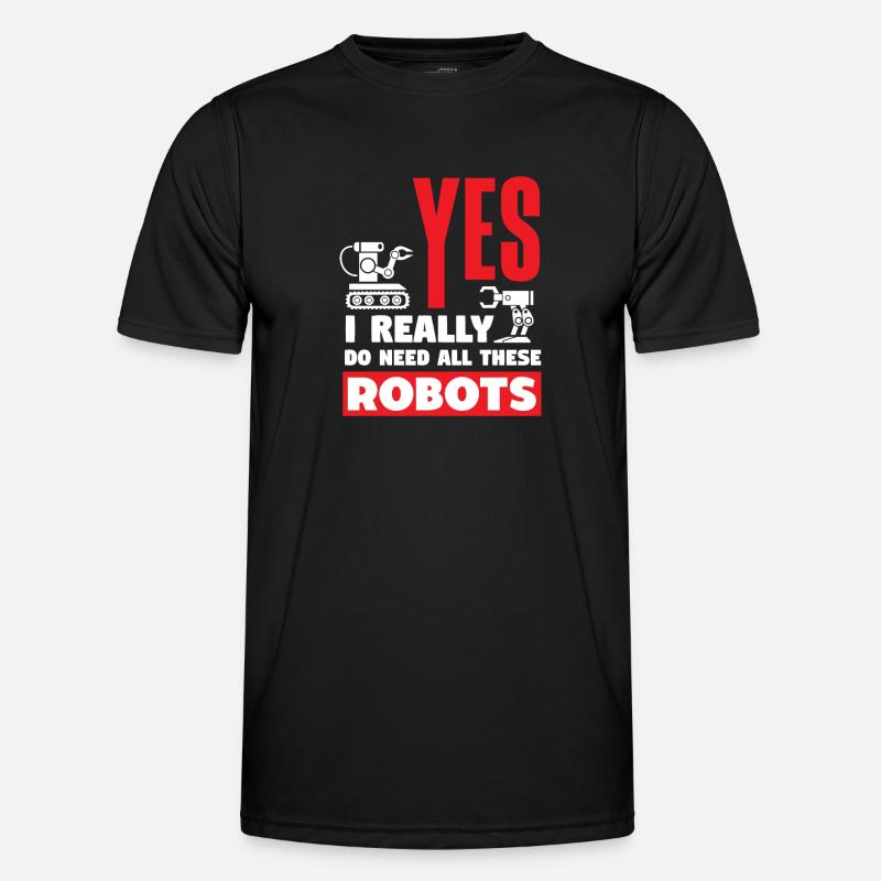 Robotics Robot Programmer - Men's Functional T-Shirt - black
