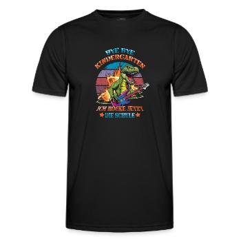 Enrollment Bye Bye Kindergarten I Rock The - Men's Functional T-Shirt - black - Front - AI Model Male 178 dark (178cm)