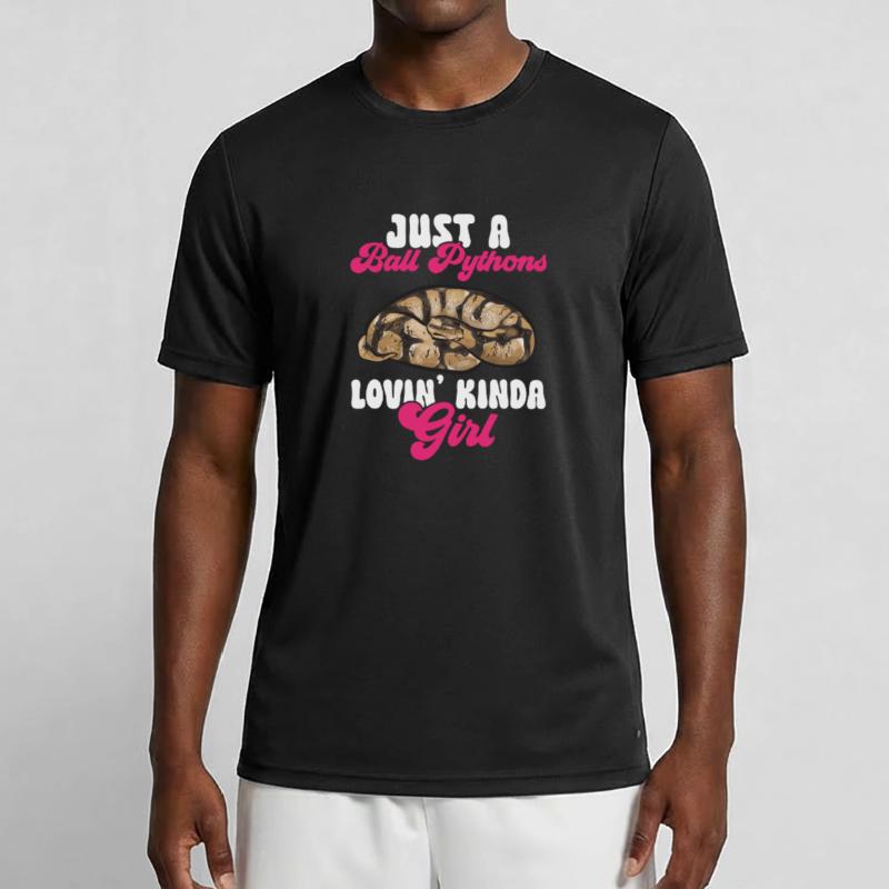 Ball Python Schlange Königspython Männer Funktions-T-Shirt