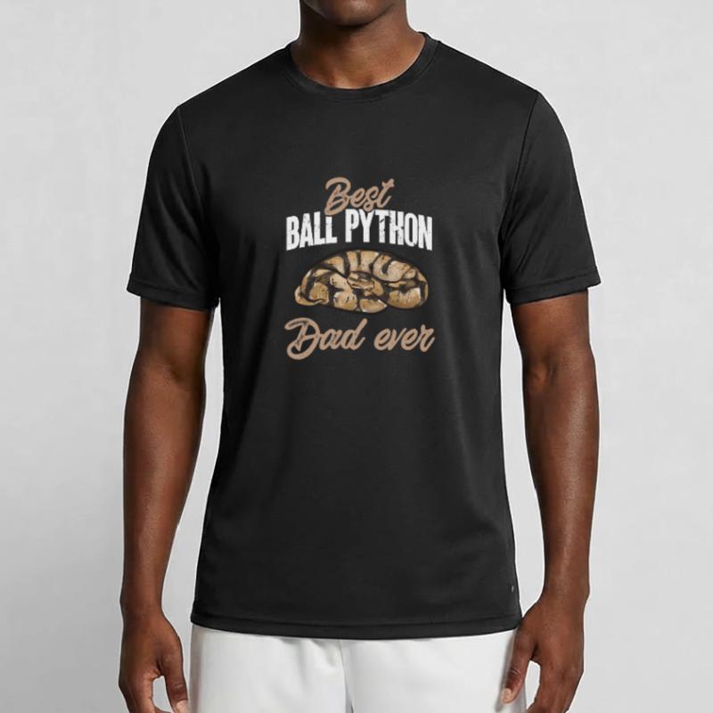 Ball Python Schlange Königspython Männer Funktions-T-Shirt