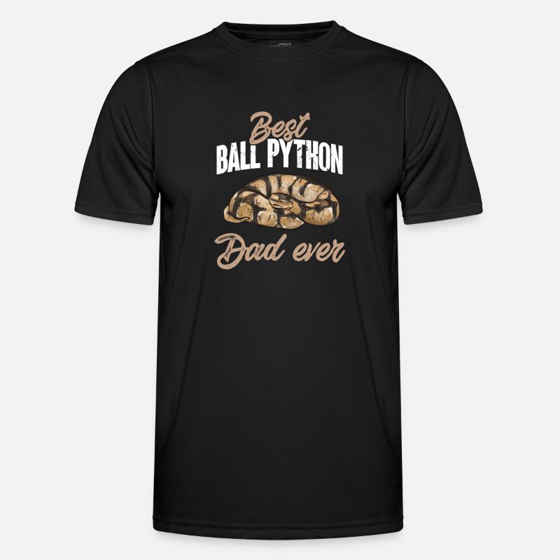 Ball Python Schlange Königspython Männer Funktions-T-Shirt