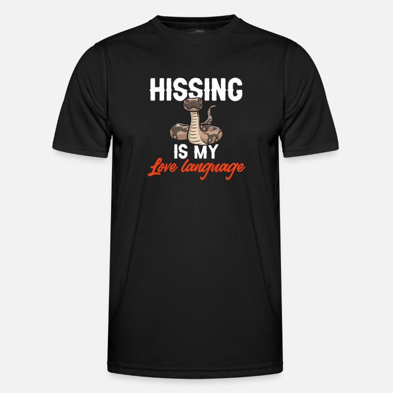 Ball Python Snake King Python - T-shirt sport Homme - noir
