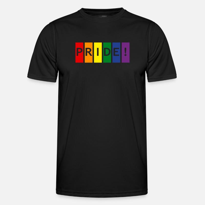 Pride Colors - Men's Functional T-Shirt - black