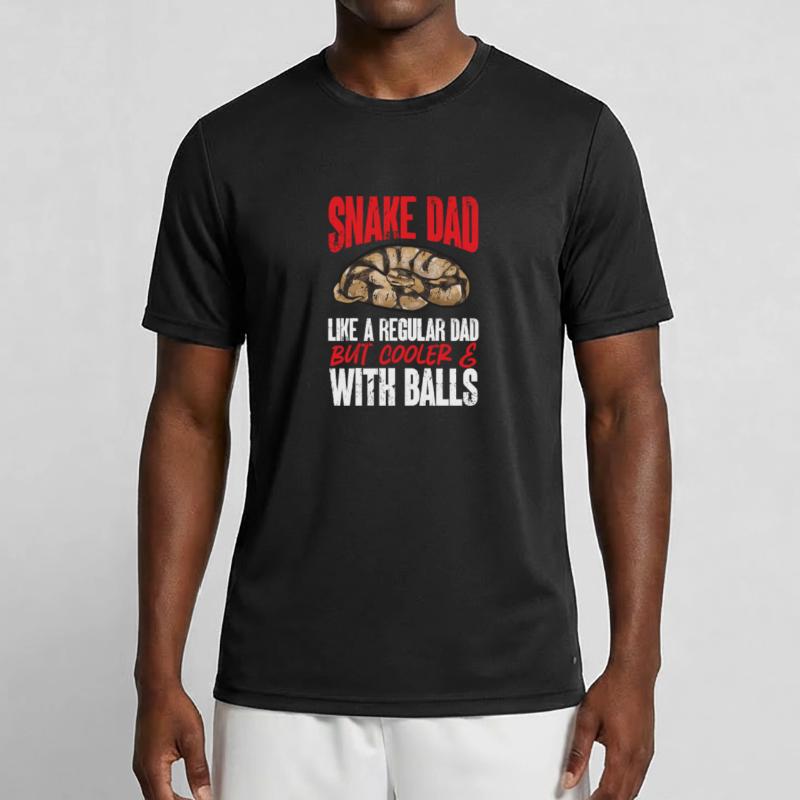 Ball Python Schlange Königspython Männer Funktions-T-Shirt