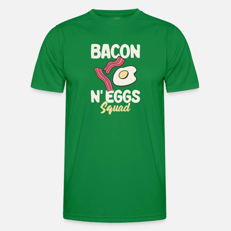Bacon Eggs Brunch Breakfast Eggs and Bacon Men's Functional T-Shirt