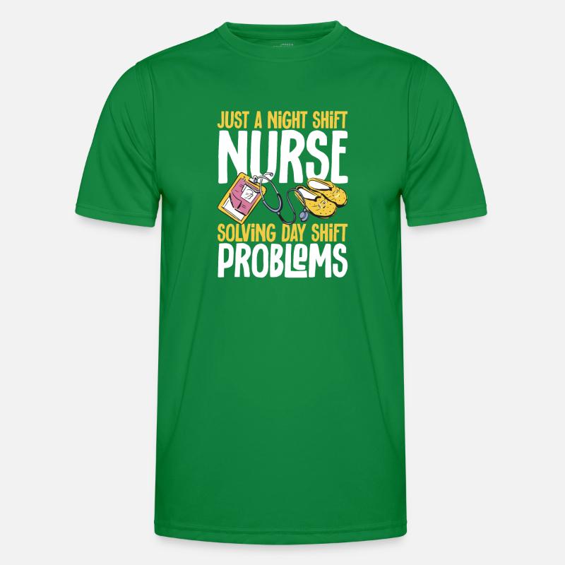 Night Shift Nurse Men's Functional T-Shirt
