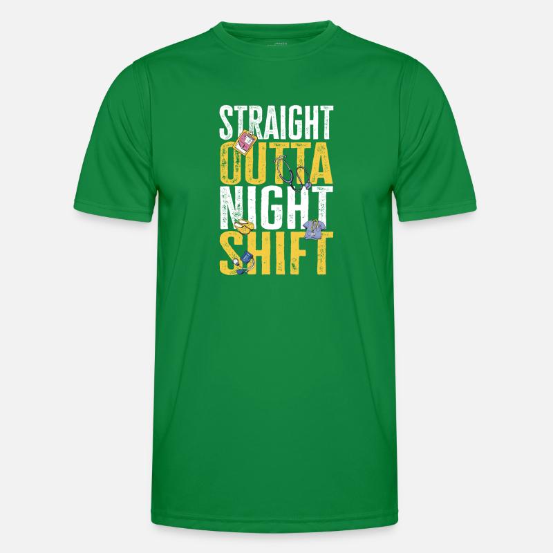 Night Shift Nurse Men's Functional T-Shirt