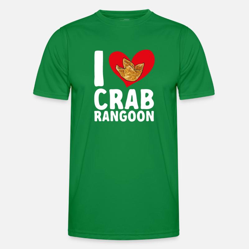 Krabben Rangoon Crab Rangoon Männer Funktions-T-Shirt