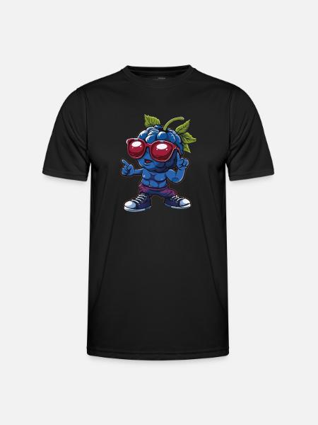 Blueberries - Men's Functional T-Shirt - black