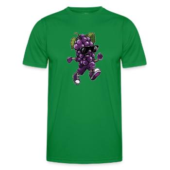 Grape - Men's Functional T-Shirt - kelly green - Front - AI Model Male 178 dark (178cm)