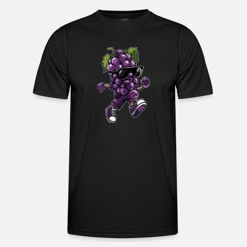 Grape - Men's Functional T-Shirt - black