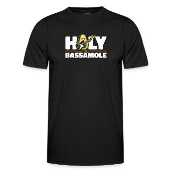 Bassiste Guitare basse Bassiste - T-shirt sport Homme - noir - Devant - AI Model Male 178 dark (178cm)