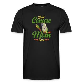 Molina Perruche Perroquet Perruche Oiseau Perruche - T-shirt sport Homme - noir - Devant - AI Model Male 178 dark (178cm)