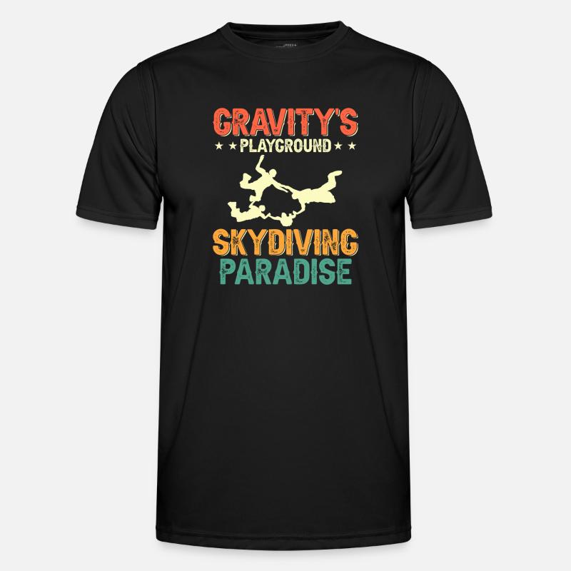 Skydiving Skydiving - Men's Functional T-Shirt - black