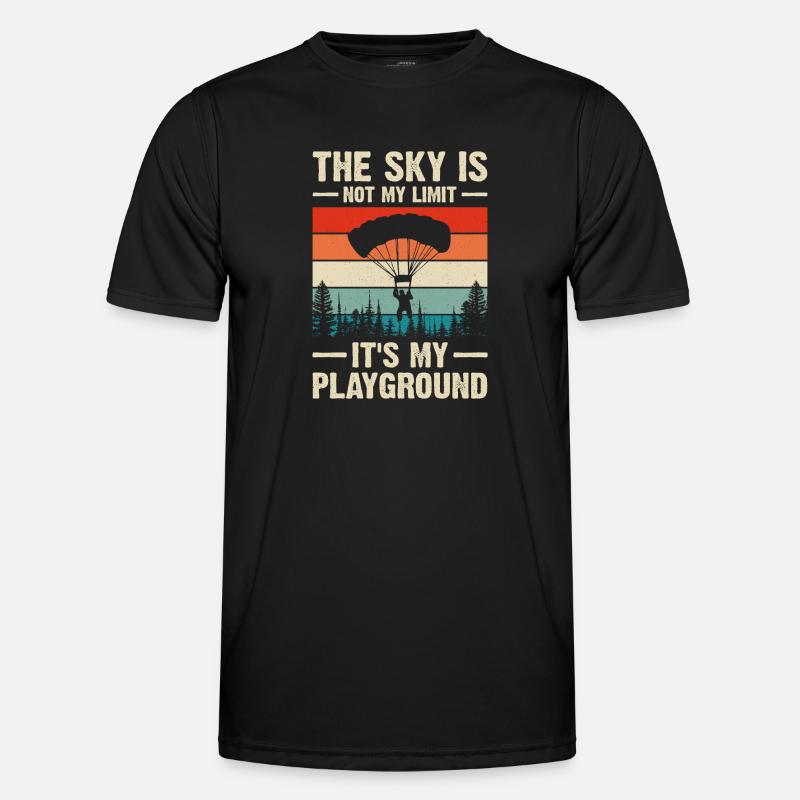 Skydiving Skydiving - Men's Functional T-Shirt - black