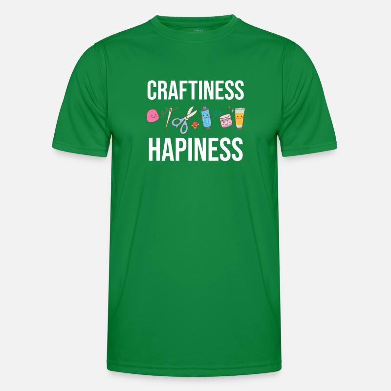 Crafts, Happiness, Pottery, Scrapbooking, Painter, Pottery Men's Functional T-Shirt