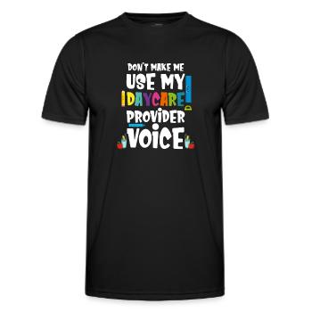 Zwingen Sie Mich Nicht Dazu, Die - Männer Funktions-T-Shirt - Schwarz - Vorne - AI Model Male 178 dark (178cm)