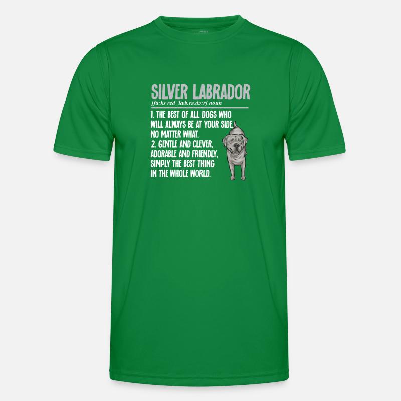 Silver Labrador Retriever Silver Lab T-shirt sport Homme