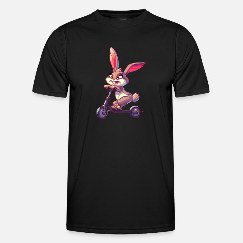Rabbit Roller - Men's Functional T-Shirt - black