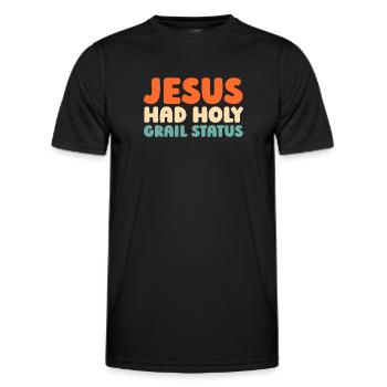 Baskets Christian - T-shirt sport Homme - noir - Devant - AI Model Male 178 dark (178cm)