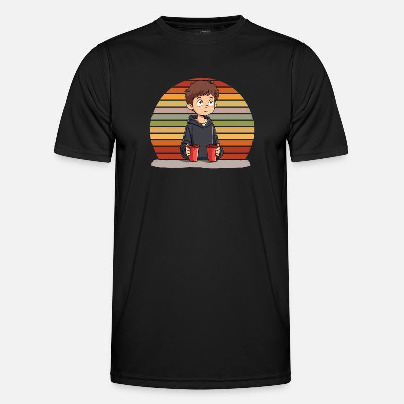 Stapeln Von Bechern Speed Stacker - Männer Funktions-T-Shirt - Schwarz