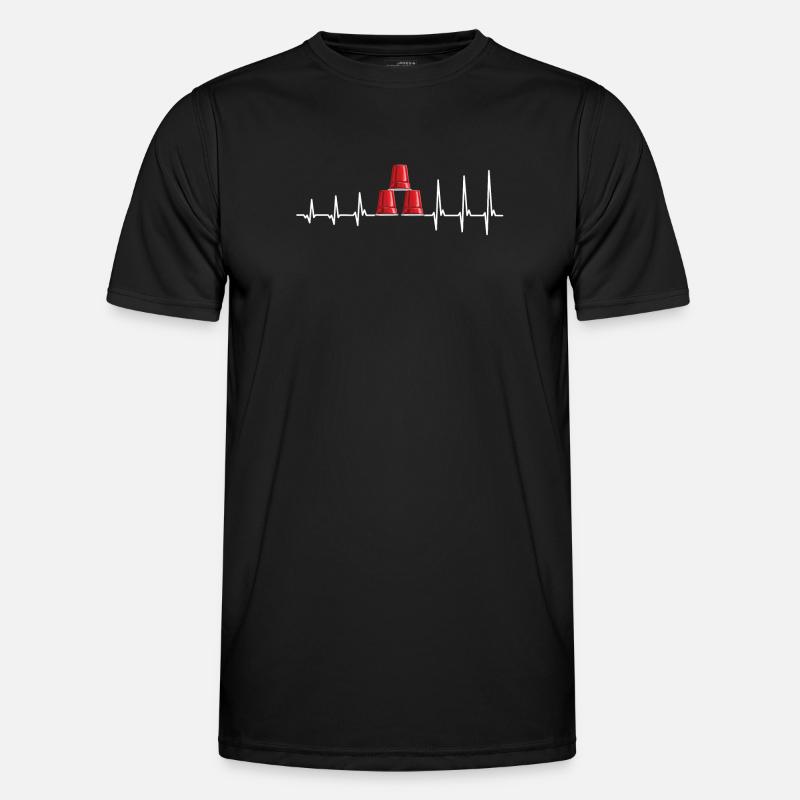 Stacking Cups Speed Stacker - Men's Functional T-Shirt - black