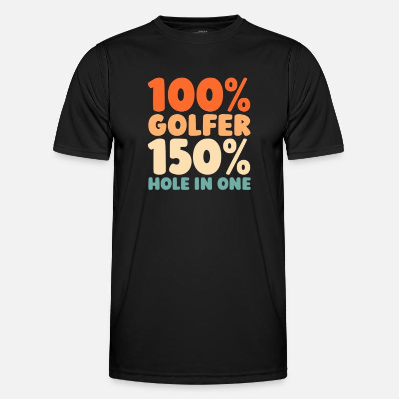 Golf Golfer Golfen Männer Funktions-T-Shirt