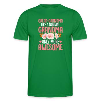 Lustige Uroma Mamaw Gigi Großmutter Oma - Männer Funktions-T-Shirt - Kelly Green - Vorne - AI Model Male 178 dark (178cm)