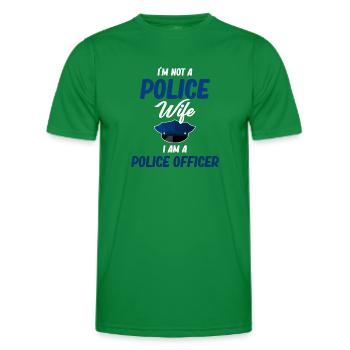I'm not a policewoman, I'm a - Men's Functional T-Shirt - kelly green - Front - AI Model Male 178 dark (178cm)