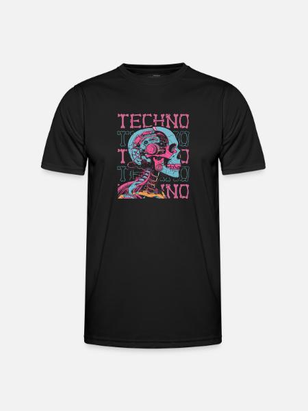 Techno Raver - Men's Functional T-Shirt - black