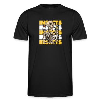 Entomology Entomologist Insect - Men's Functional T-Shirt - black - Front - AI Model Male 178 dark (178cm)
