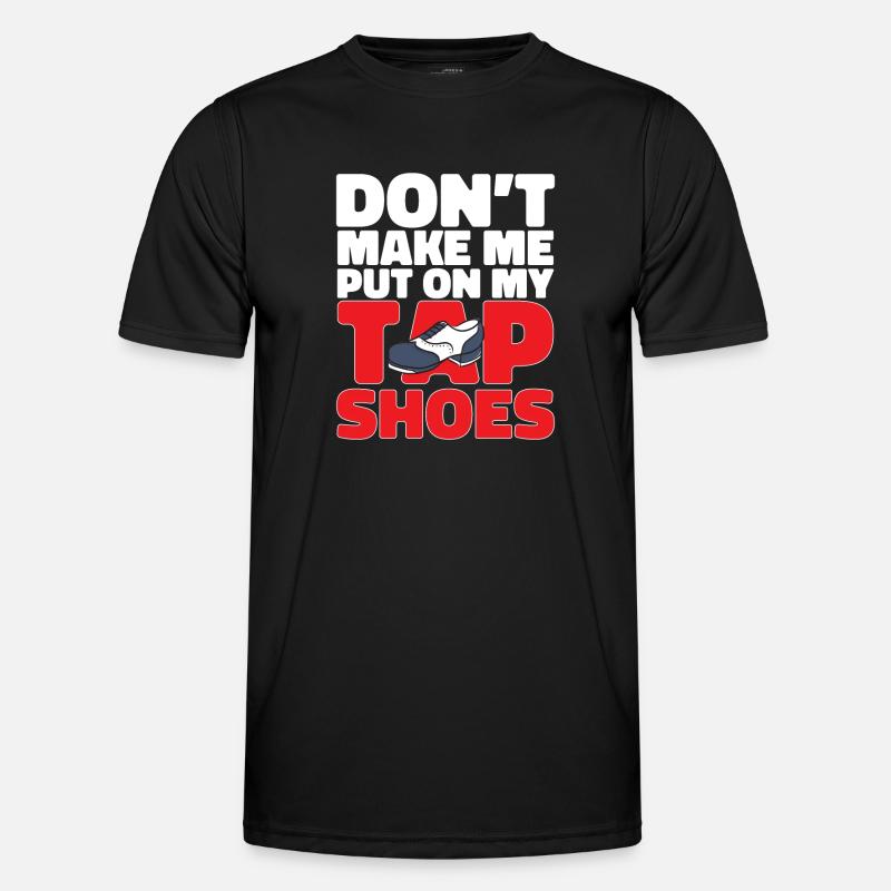 Stepptanzlehrer Stepptänzer Stepptanz - Männer Funktions-T-Shirt - Schwarz
