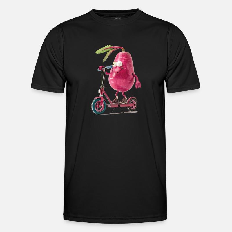 Radisschen Scooter - Men's Functional T-Shirt - black