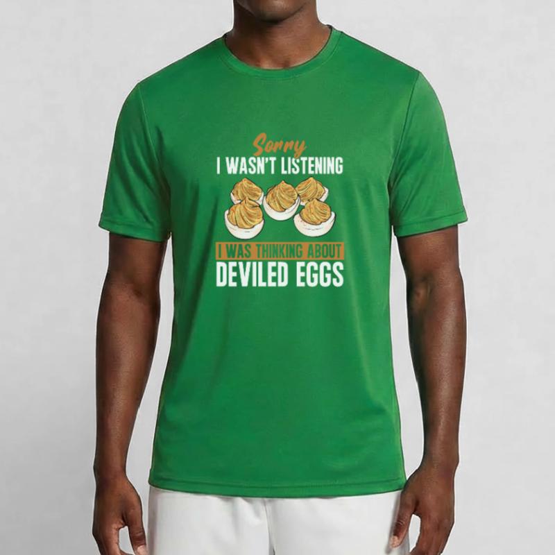 Stuffed Eggs Deviled Eggs Men's Functional T-Shirt