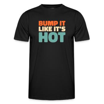 Volleyball Volleyballer - Männer Funktions-T-Shirt - Schwarz - Vorne - AI Model Male 178 dark (178cm)