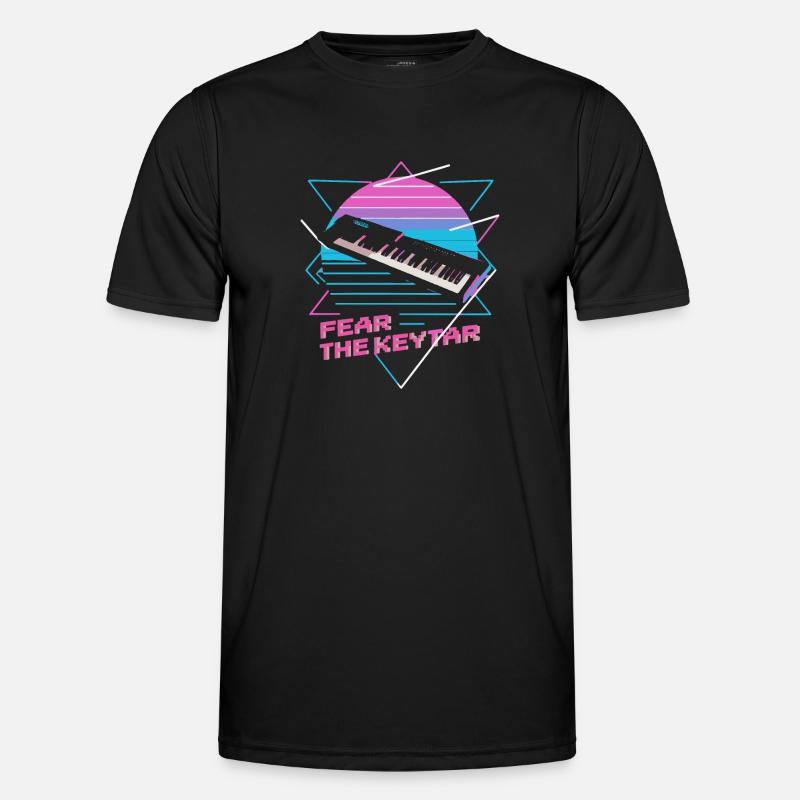 Keytar Keyboard Gift Men's Functional T-Shirt