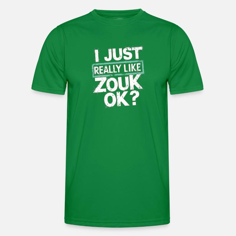 Zouk-Tanz-Geschenk Männer Funktions-T-Shirt