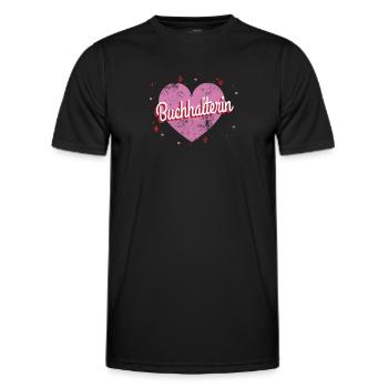 Idée cadeau de comptabilité sincère pour - T-shirt sport Homme - noir - Devant - AI Model Male 178 dark (178cm)