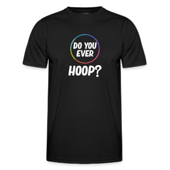 Est-ce que vous mûrissez du tout ? Jongleurs drôles de cerceau - T-shirt sport Homme - noir - Devant - AI Model Male 178 dark (178cm)