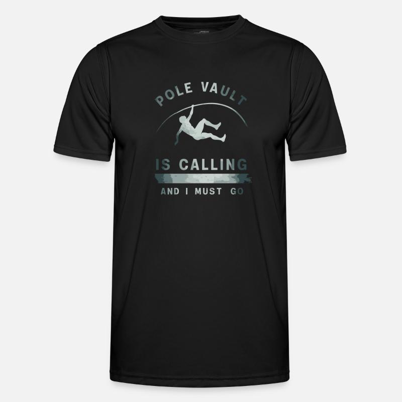 Pole Vaulter Gift - Men's Functional T-Shirt - black