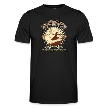 Gothic Hexen Geschenkidee okkulter - Männer Funktions-T-Shirt - Schwarz - Vorne - AI Model Male 178 dark (178cm)