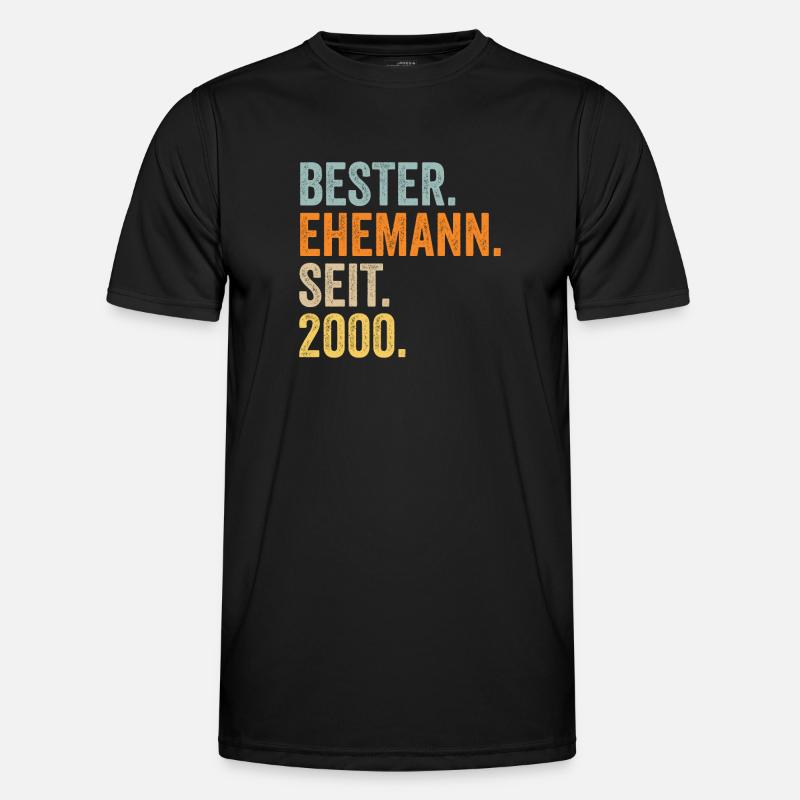 Valentinstag Bester Ehemann Seit 2000 Männer Funktions-T-Shirt