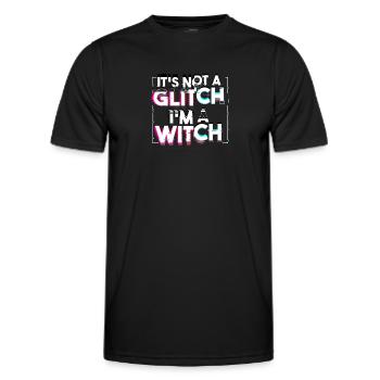 « Ce n’est pas un problème, je suis une sorcière » Occulte gothique - T-shirt sport Homme - noir - Devant - AI Model Male 178 dark (178cm)