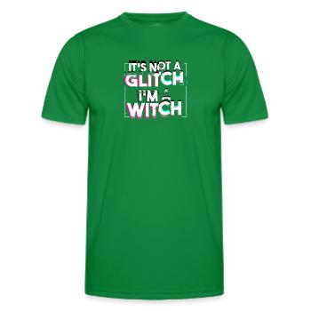 « Ce n’est pas un problème, je suis une sorcière » Occulte gothique - T-shirt sport Homme - vert - Devant - AI Model Male 178 dark (178cm)