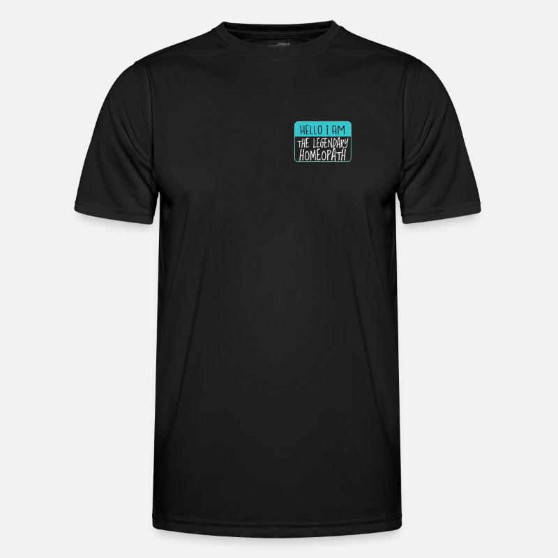 Legendary Homeopathic Herbal Naturopaths - Men's Functional T-Shirt - black