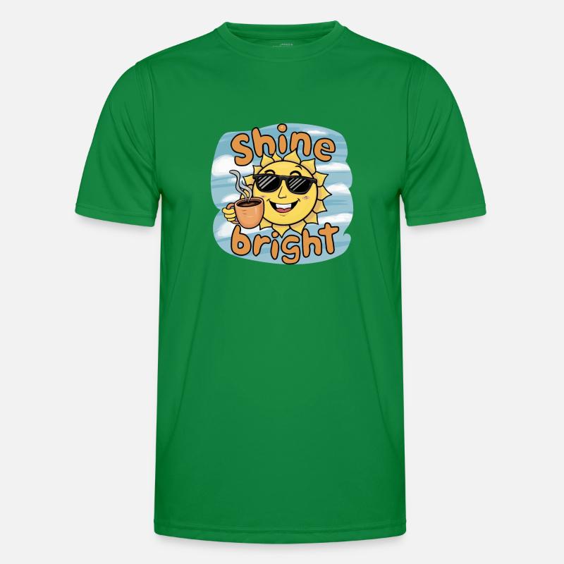 HELL LEUCHTEN Männer Funktions-T-Shirt