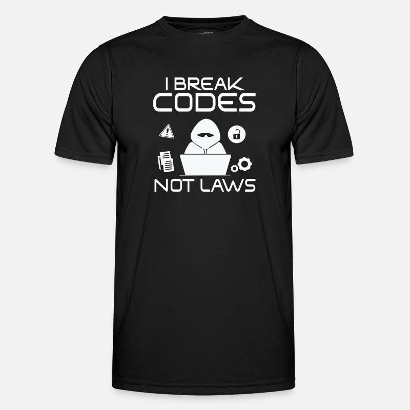 Ethical Hacker Cybersecurity Expertise - Men's Functional T-Shirt - black