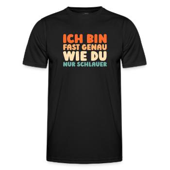 Schwarzer Humor - Männer Funktions-T-Shirt - Schwarz - Vorne - AI Model Male 178 dark (178cm)