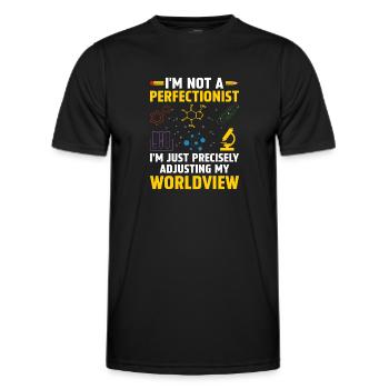 Naturwissenschaftliches Lehramt Lehramt Biologie Chemie P - Männer Funktions-T-Shirt - Schwarz - Vorne - AI Model Male 178 dark (178cm)