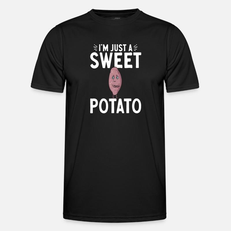Sweet Potato Root Vegetables - Men's Functional T-Shirt - black